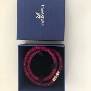 Swarovski Stardust Bracelet - Fuchsia